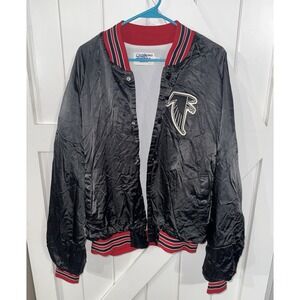 Chalk Line Vintage Mens Atlanta Falcons Jacket FLAWS see pics XXL 2X‎